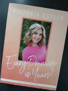2/$14 Audio Cd+Book Victoria Osteen Every Promise is Yours Audio Devotional